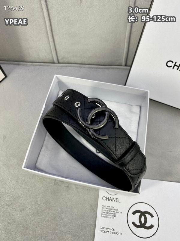 Chanel belt 30mmX95-125cm 8L23